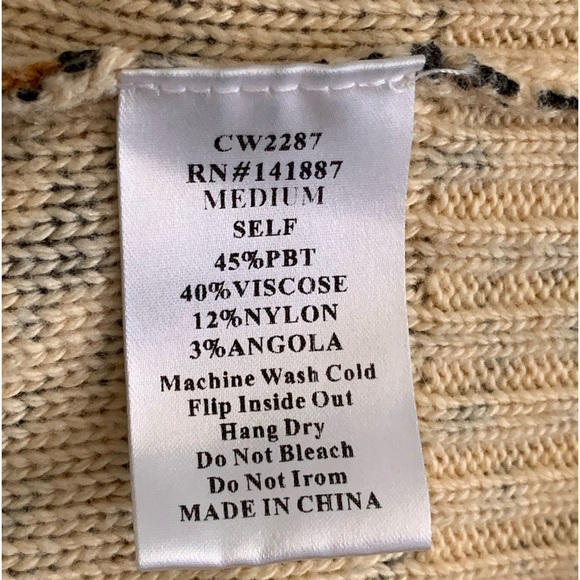 TCEC Boat Neck Animal Print 1/2 Sleeve Pullover Sweaater - Picture 6 of 6